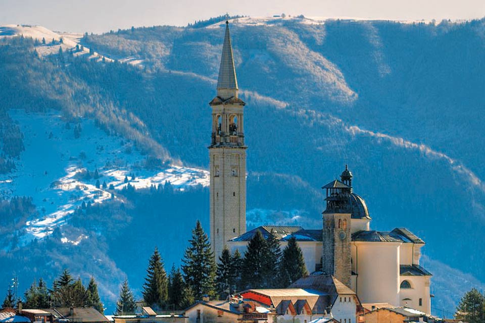 Asiago, il silenzio e la neve