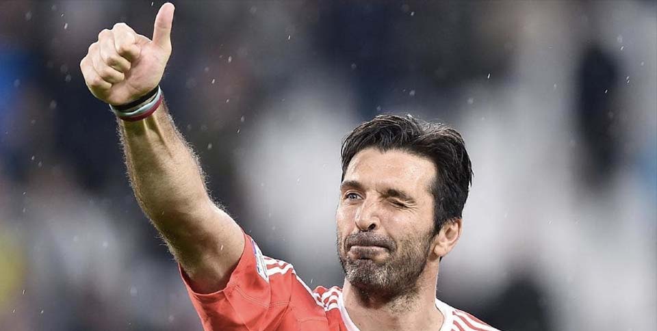 Buffon nel club dei mille