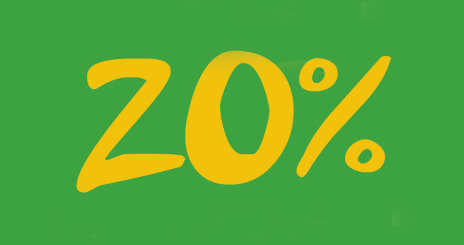 20%